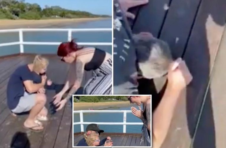 Luke Aukuso’s TikTok of daughter dropping wedding ring into ocean during proposal goes viral