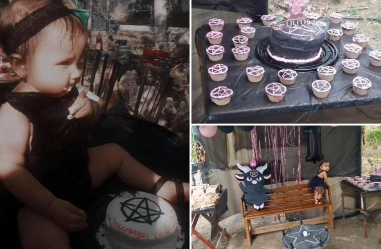 Mom accused of throwing Satanic birthday party for toddler