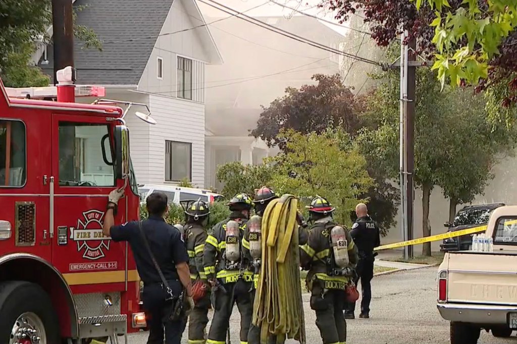 Seattle crews were able to put out the blaze inside the Montlake home on Sept. 15, 2022.