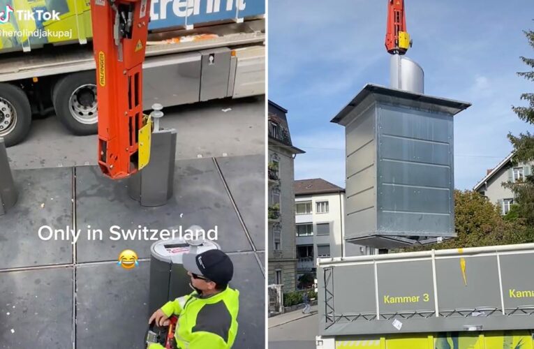 TikTok of Switzerland’s underground garbage system goes viral