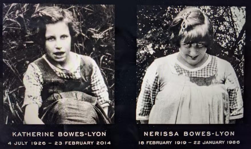 Katherine and Nerissa Bowes-Lyon were indeed very alive; it's said the pair weren't the only institutionalized relatives that had been officially registered as deceased.