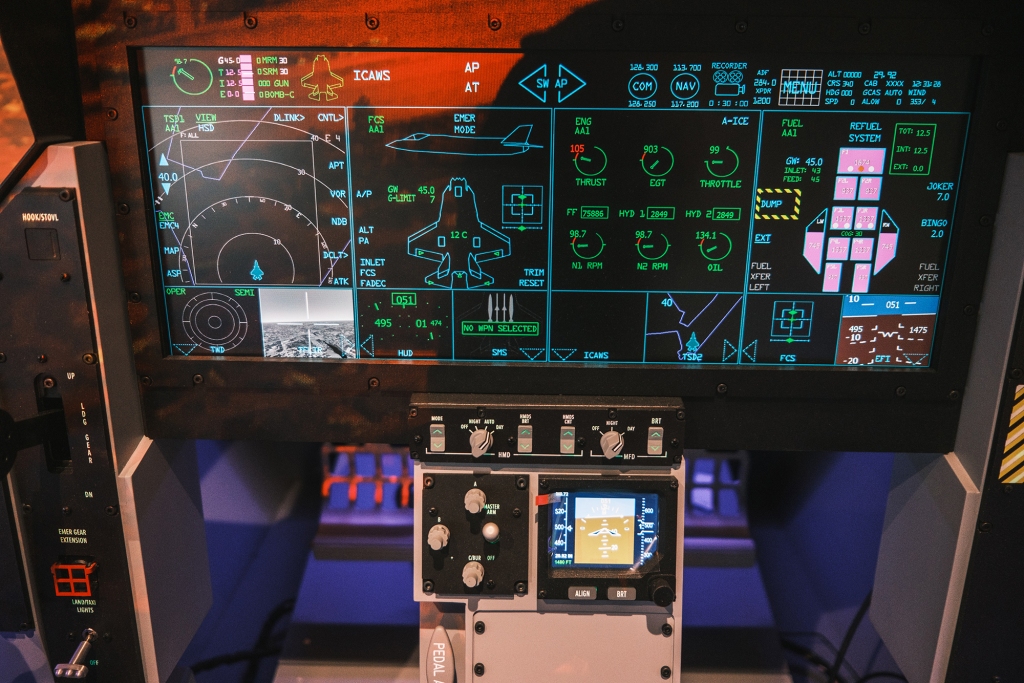 But the chance to try out one of the world's few F-35 simulators is also like playing "the greatest video game ever," according to Shake Shack CEO Randy Guratti.