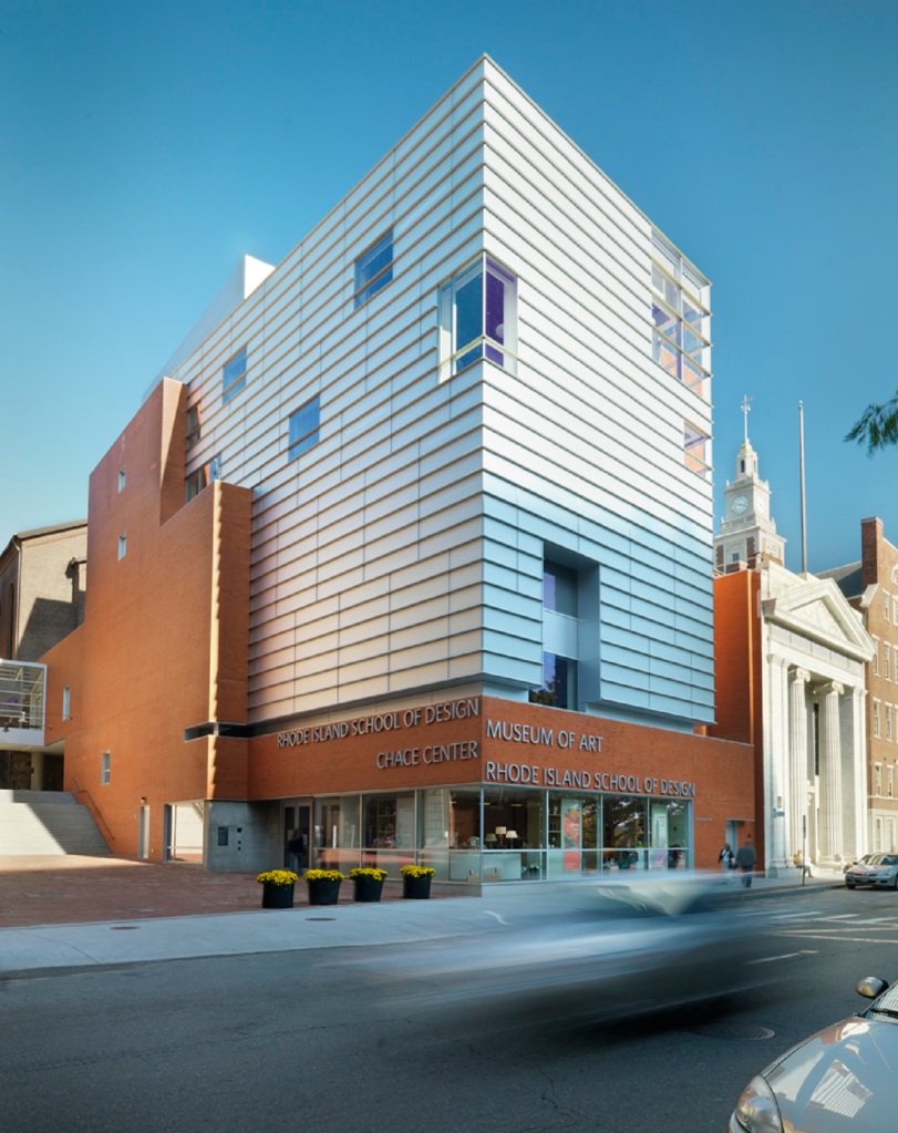 Exterior of the RISD Museum. 