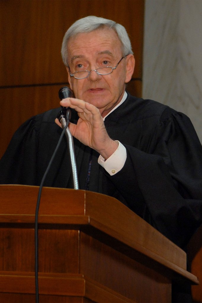 Former Brooklyn federal judge Raymond Dearie is pictured