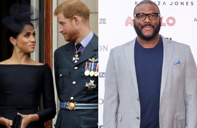 Tyler Perry recalls letting Meghan, Harry stay at his home