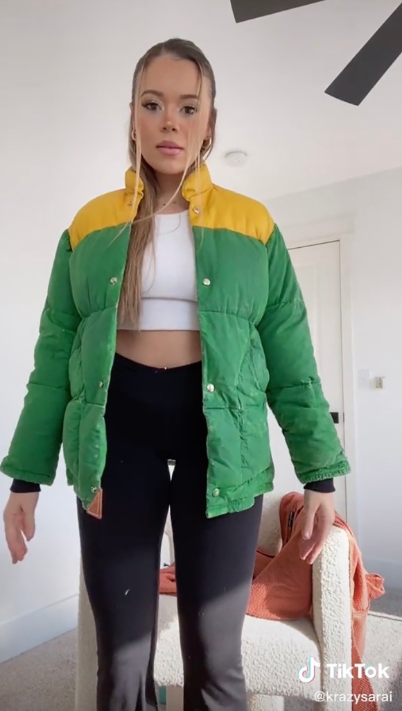 Commenters on TikTok compared the yellow and green coat to corn and Sprite. 