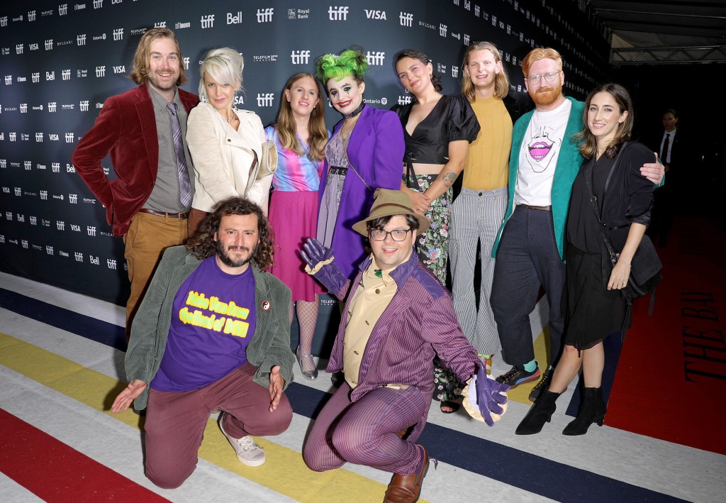 The cast and crew of "The People's Joker" at the premiere during the 2022 Toronto International Film Festival at Royal Alexandra Theatre on September 13, 2022.