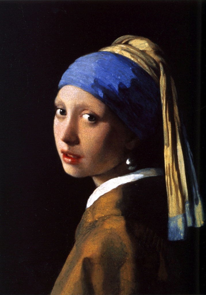 Several Outpainting users have reimagined Johannes Vermeer's c. 1665 painting "Girl With A Pearl Earring."