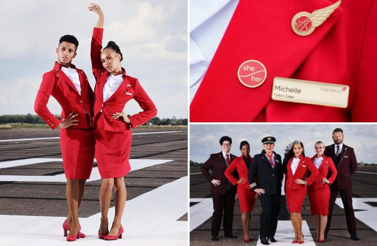 Virgin Atlantic scraps gendered uniforms, will hand out pronoun badges