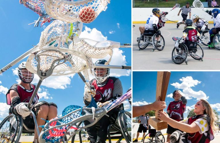 Wheelchair lacrosse gives disabled players a second chance