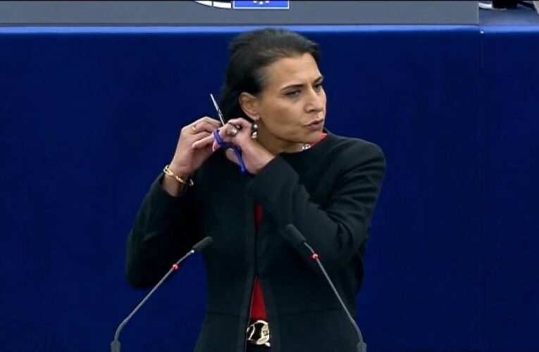 Iran protests: MEP cuts off hair to show solidarity with women protesting death of Mahsa Amini