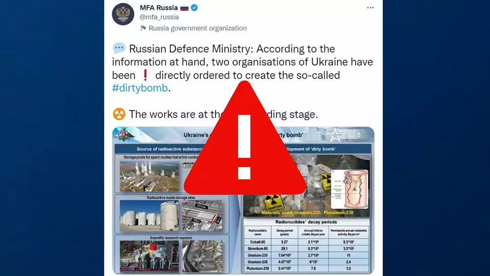 Ukraine war: Russia shares misleading Slovenian photo in ‘dirty bomb’ allegations