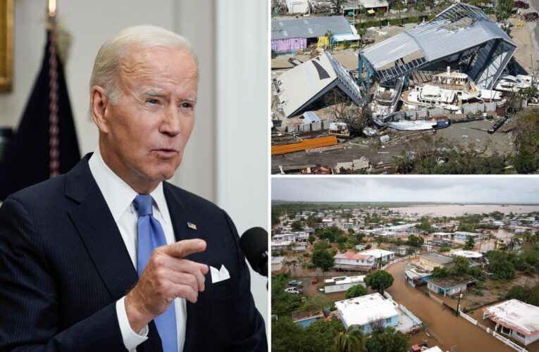 Bidens to visit Florida, Puerto Rico to see hurricane damage