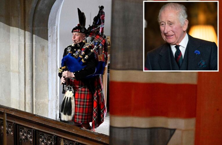 King Charles hires Queen’s bagpiper to play for him each morning