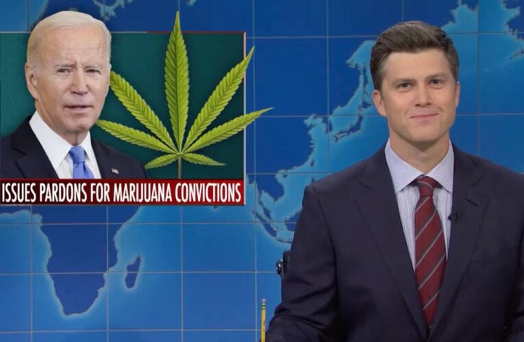 ‘SNL’ mocks Biden, jokes he smoked weed with pardoned pot convicts