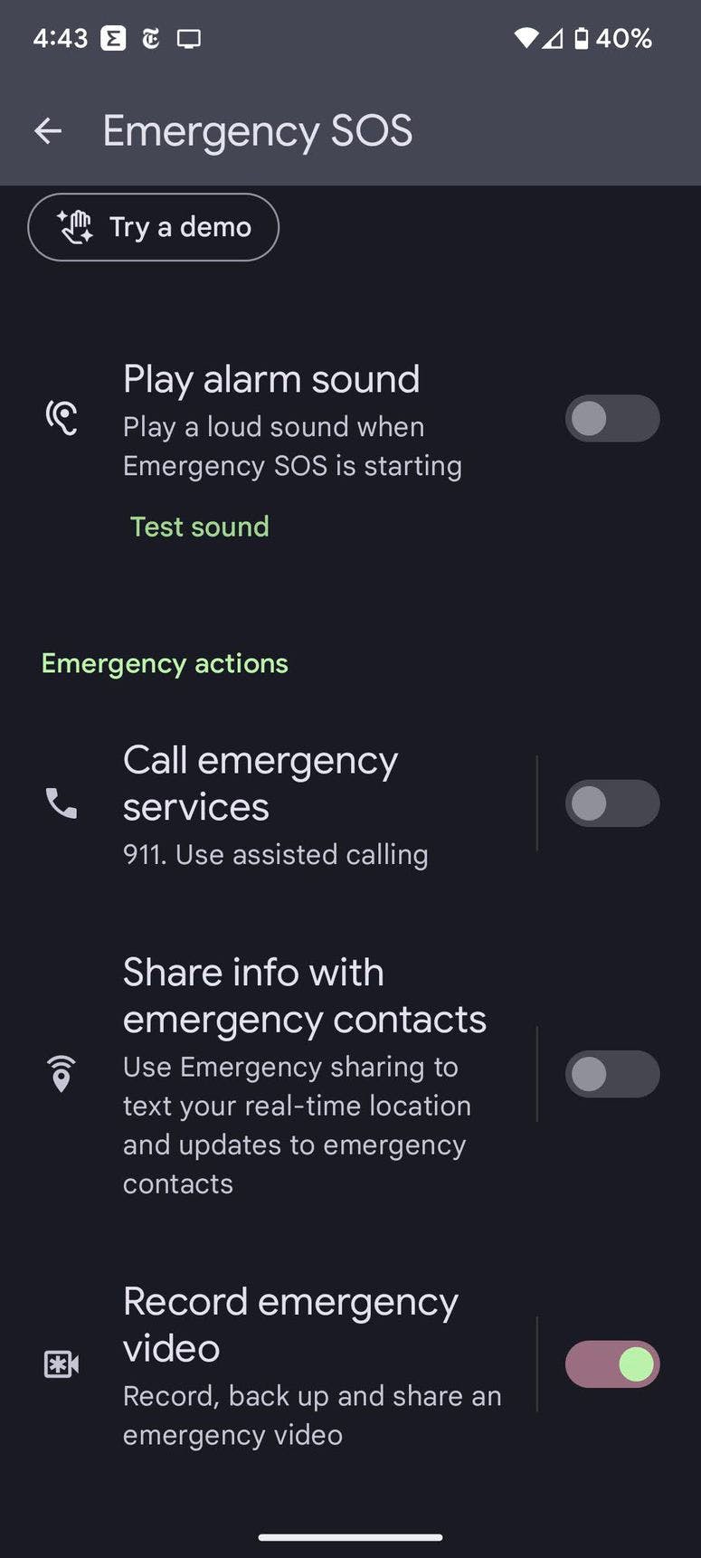 You will have five seconds to cancel an Emergency SOS.