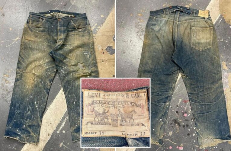 Levi’s jeans from the 1880s sell for more than $87,000 at auction