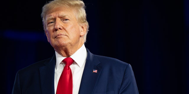 Former U.S. President Donald Trump speaks at the Conservative Political Action Conference (CPAC) on Aug. 06, 2022, in Dallas, Texas.