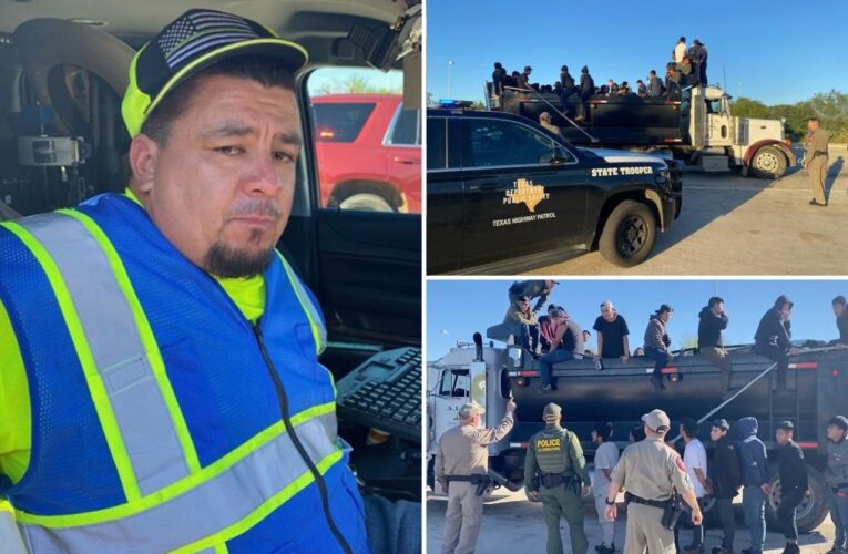 Texas man charged after 84 migrants found stuffed in dump truck