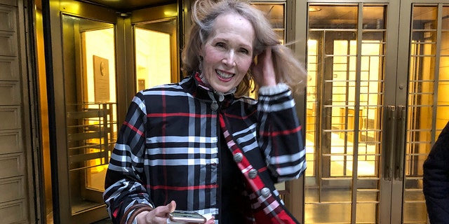 Columnist E. Jean Carroll on Feb. 22, 2022, in New York.