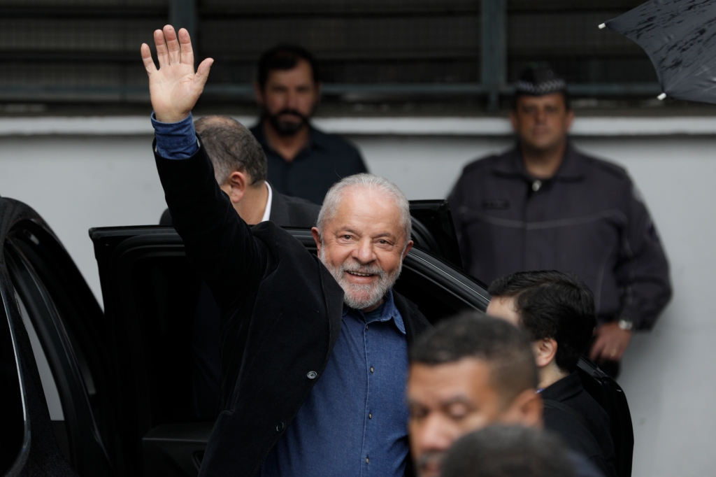 Former Brazilian President Luiz Inacio Lula da Silva,