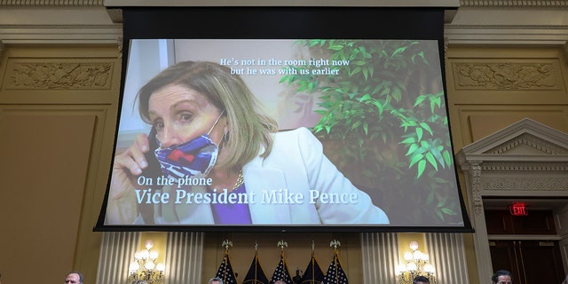 Video of House Speaker Nancy Pelosi of Calif on Capitol Hill in Washington, Thursday, Oct. 13, 2022. 