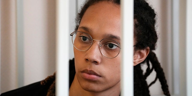 American basketball star Brittney Griner in a Russian prison.