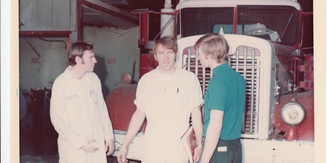 Fred Woods, James Schoenfeld and Richard Schoenfeld pictured in custody.