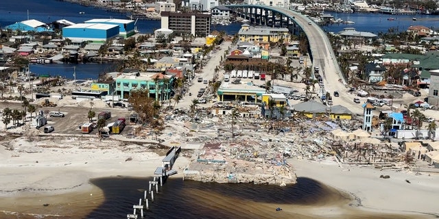 As the Florida National Guard flies to deliver supplies to victims of Hurricane Ian, they scan the beaches for anyone who needs help along the way.