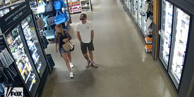 Gabby Petito and Brian Laundrie browsing the dairy aisle.