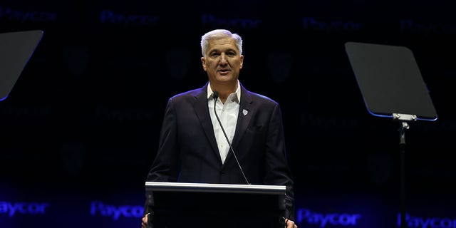 Pac-12 Commissioner George Kliavkoff during the Pac-12 Football Media Day on July 29, 2022, at Novo Theater in Los Angeles.