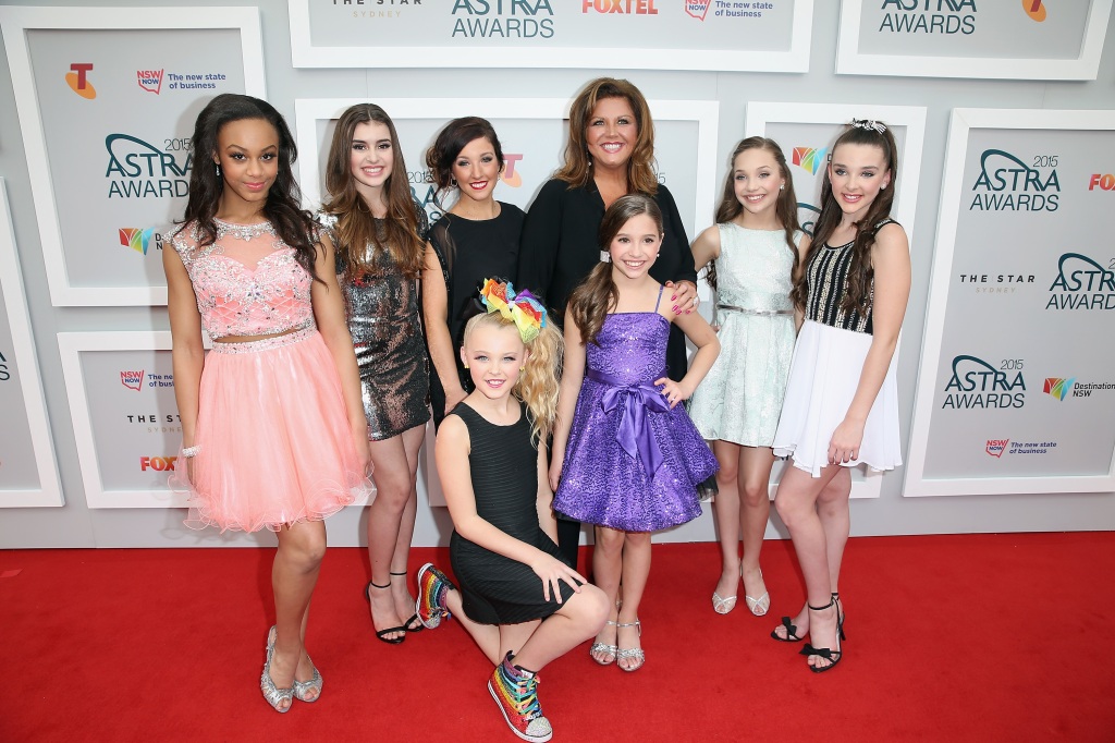 Abby Lee Miller and the cast from "Dance Moms" arrives at the 2015 ASTRA Awards at the Star on March 12, 2015, in Sydney, Australia.