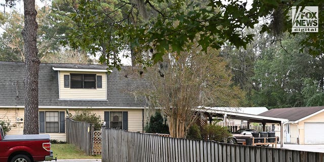 General view of the house in where missing Georgia toddler, Quinton Simon was last seen in Savannah, Georgia, Tuesday, Oct. 11, 2022. 