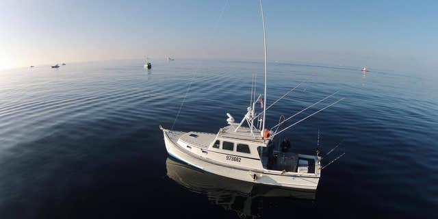 Dr. Marvin Moy shared this aerial view of his fishing boat on Facebook.