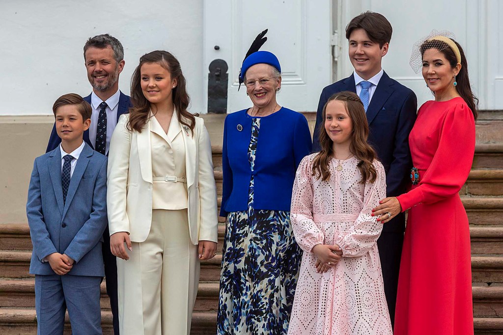 Prince Joachim (back left) was reportedly very upset by the decision. 