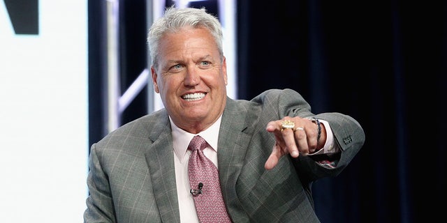 Former NFL coach and ESPN analyst Rex Ryan of 'ESPN's Sunday's NFL Countdown' speaks onstage during the ESPN portion of the 2017 Summer Television Critics Association Press Tour at The Beverly Hilton Hotel on July 26, 2017 in Beverly Hills, California.