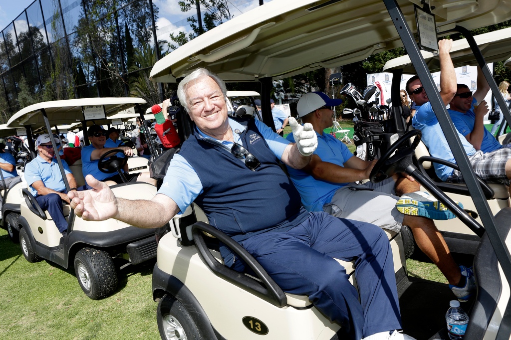 LOS ANGELES, CA - MAY 21: Actor Ron Masak attends the 44th Annual Los Angeles Police Memorial Foundation Celebrity Golf Tournament at Ron Burkle's Estate on May 21, 2016 in Los Angeles, California.  (Photo by Tiffany Rose/Getty Images for Co-Star Entertainment)