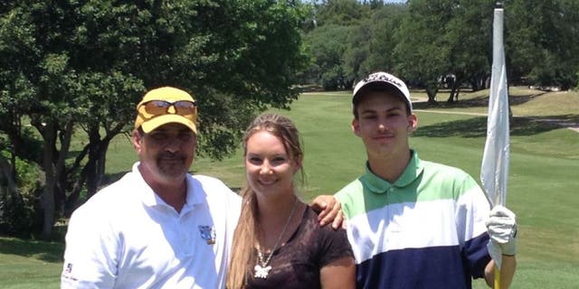 From left to right, Jim Branham, Monica Branham and Christopher Branham