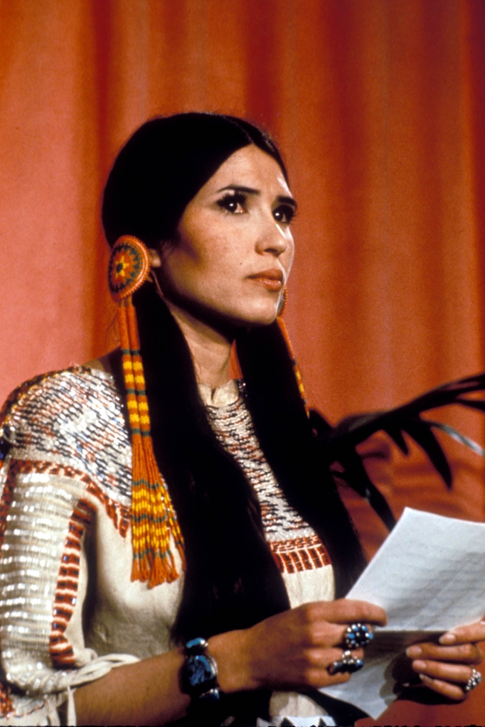 Littlefeather was at the Academy Awards to decline the Best Actor award for Marlon Brando, on the grounds of the film industry's "treatment" of Native Americans.