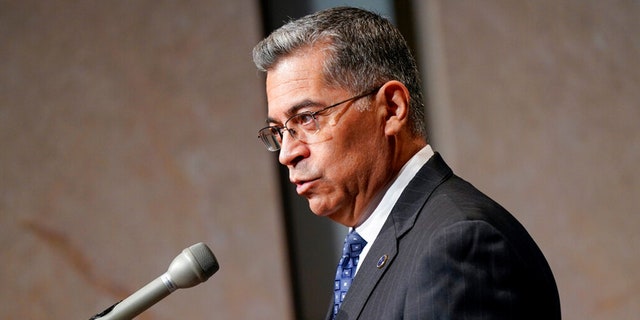 FILE: Health and Human Services Secretary Xavier Becerra speaks June 28, 2022, in Washington.