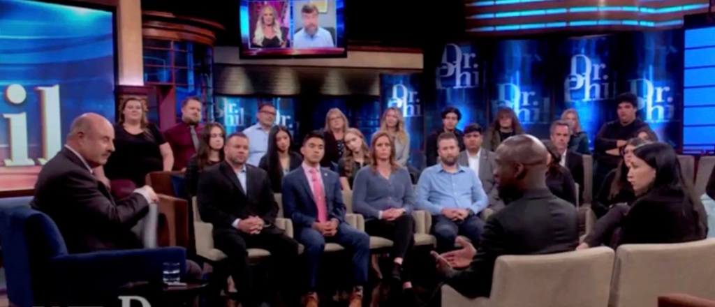 The war of words transpired on Dr. Phil's Monday show during a segment on cancel culture called "You Can't Say That."