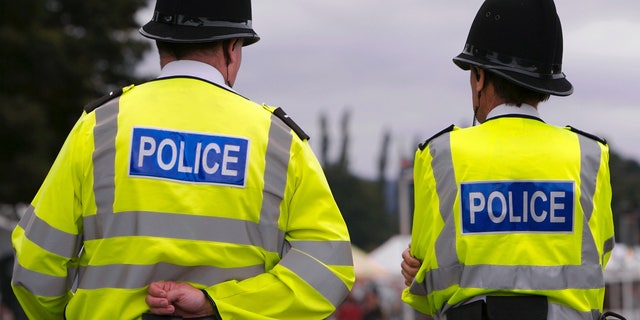 Two British police officers