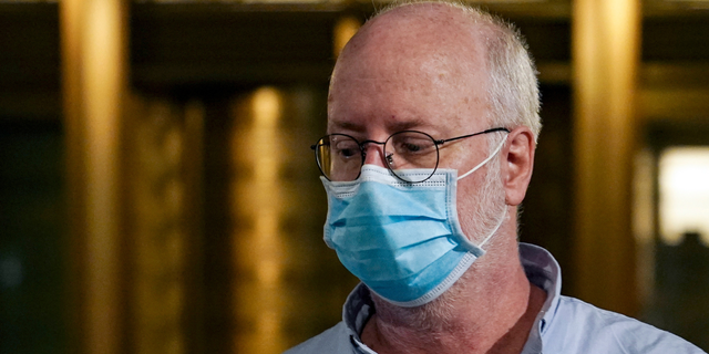 Robert Hadden is released on bail on Sept. 9, 2020, in New York. Two New York hospitals have agreed to pay more than $165 million to 147 former patients who have accused Hadden, a former gynecologist, of sexual abuse and misconduct. Columbia University Irving Medical Center and NewYork-Presbyterian announced the agreement Friday, Oct. 7, 2022. 