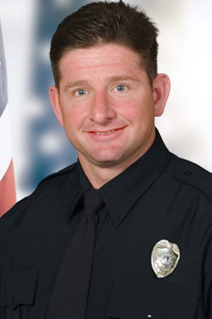 Officer Anthony Martin was killed in a crash last month off-duty. 
