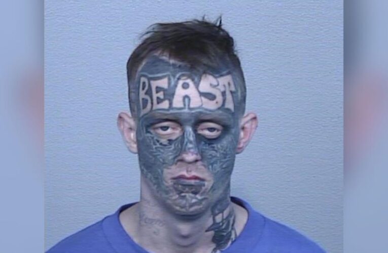 Australian man with ‘beast’ tattoo, James Sutton, arrested