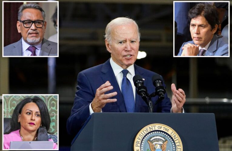 Biden calls for LA City Council members caught on tape making racist remarks to step down