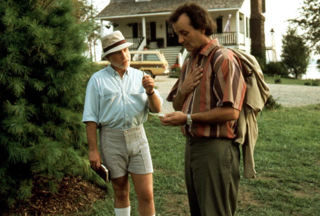 Murray (right) allegedly threw an ashtray at Richard Dreyfuss during the filming of 1991's “What About Bob
