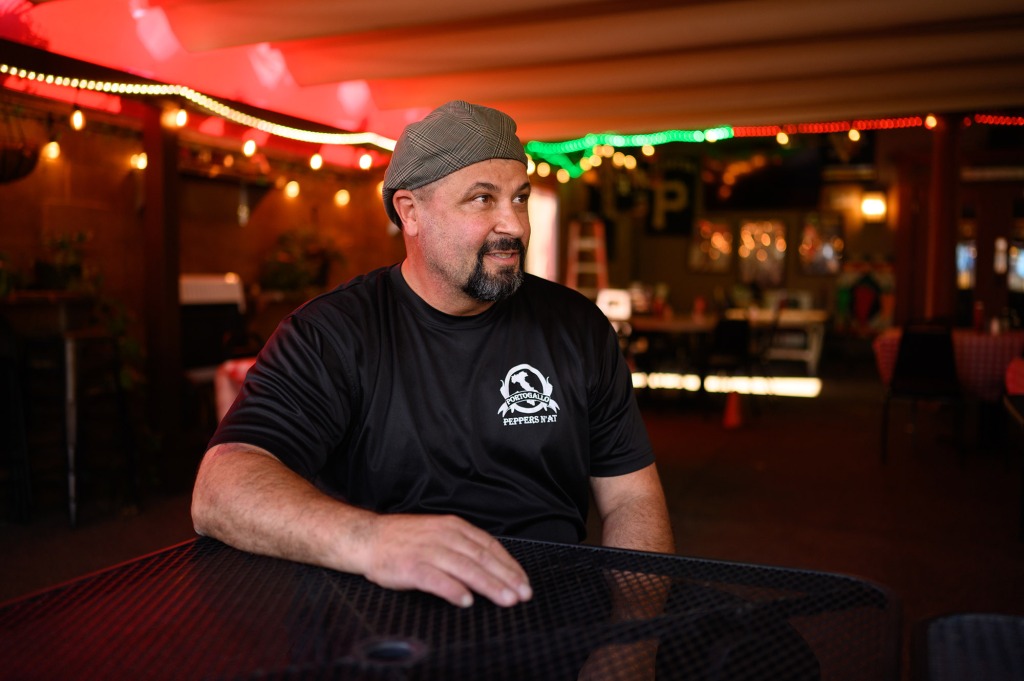 Bob Portogallo's restaurant is one of the few places on Braddock Avenue that's busy — and he said he did it with no help or notice from Braddock.