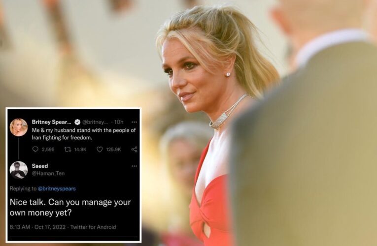 Britney Spears trolled by Iran state media over support for Mahsa Amini protesters