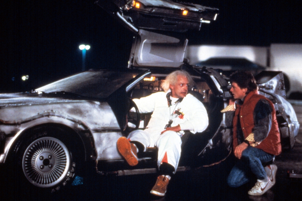 Christopher Lloyd and Michael J Fox